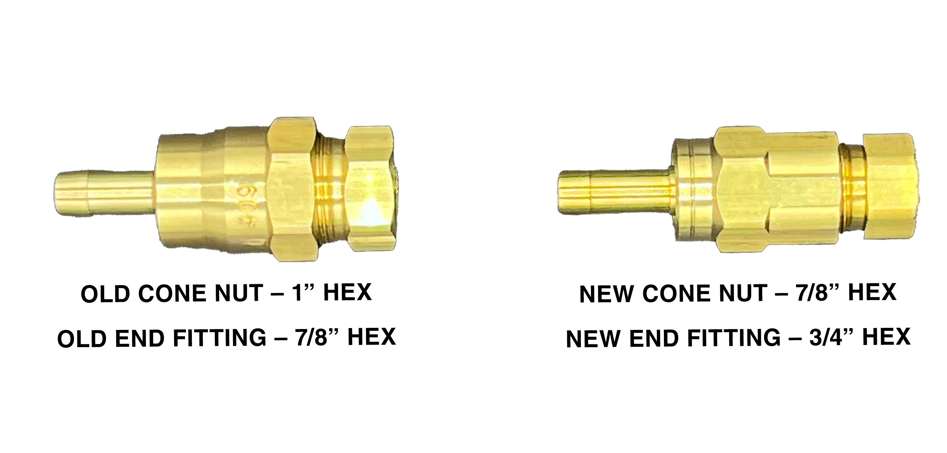 PRODUCT CHANGE — CONE NUT AND END FITTING - Tregaskiss and Bernard